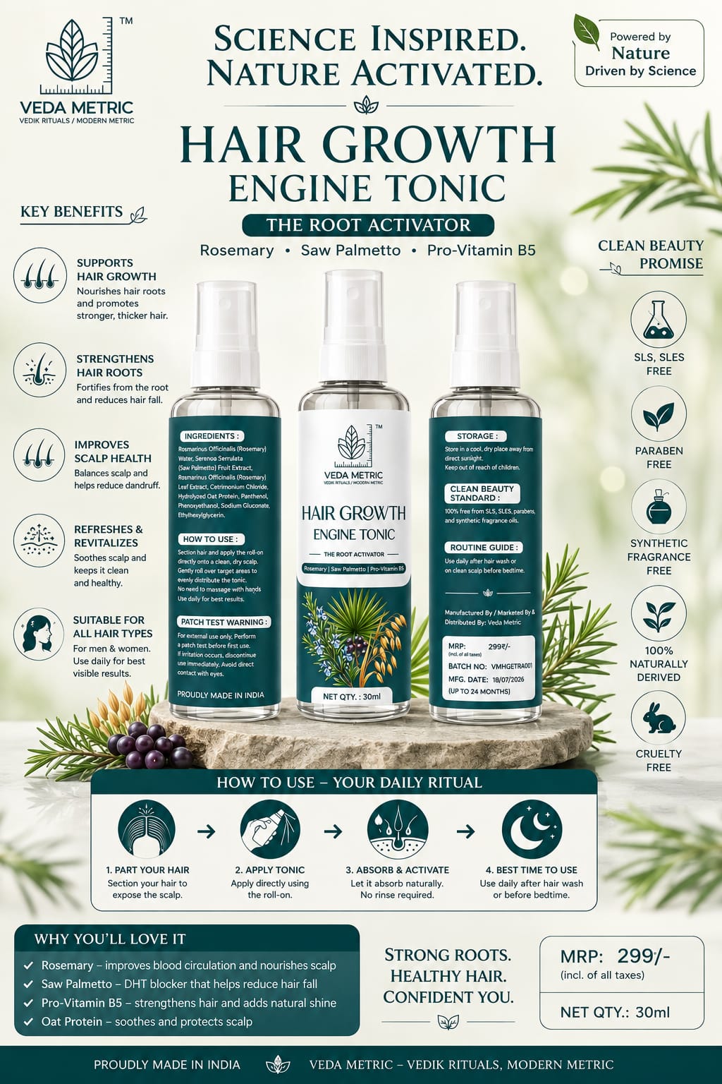 Rosemary Hair Growth Tonic