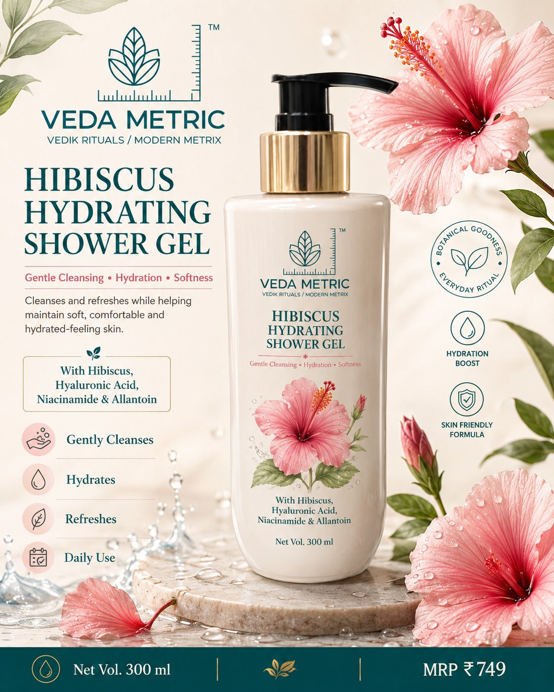 HIBISCUS HYDRATING SHOWER GEL